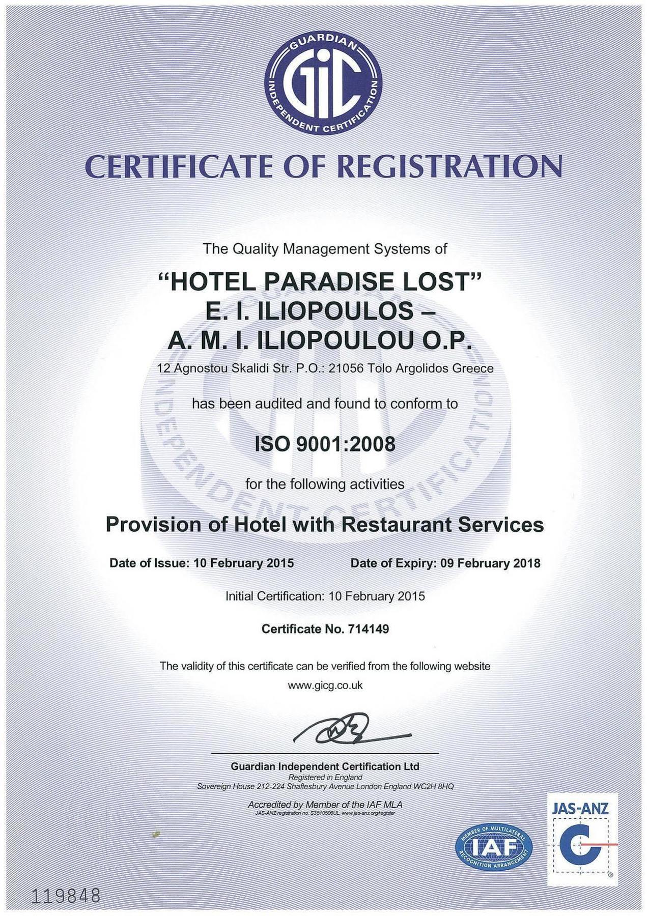 Paradise Lost Hotel-Apartments Tolón Exteriér fotografie